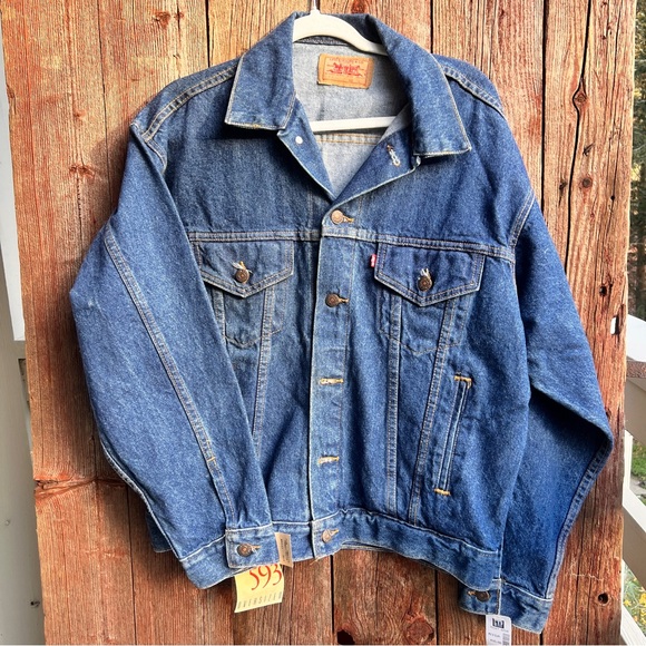 NWT Vintage Levi's Trucker 593 Jean Jacket size M - Picture 8 of 8